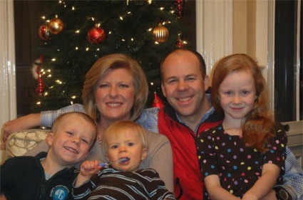 Derek, Claire, Fabienne and Luc