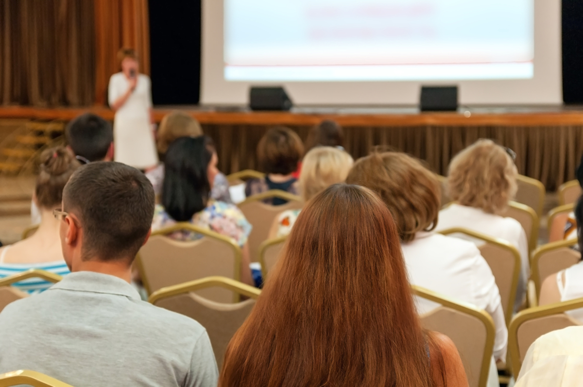 How to get clients at a speaking gig when self-promotion isn't allowed